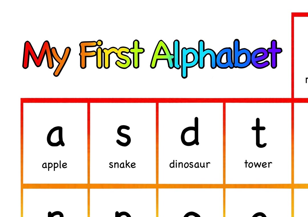 My First Alphabet - Read Write Inc Influenced - Great for Reception/pre ...