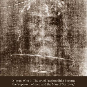 The Shroud - The Holy Face of Jesus Catholic Art PRINTABLE DOWNLOAD