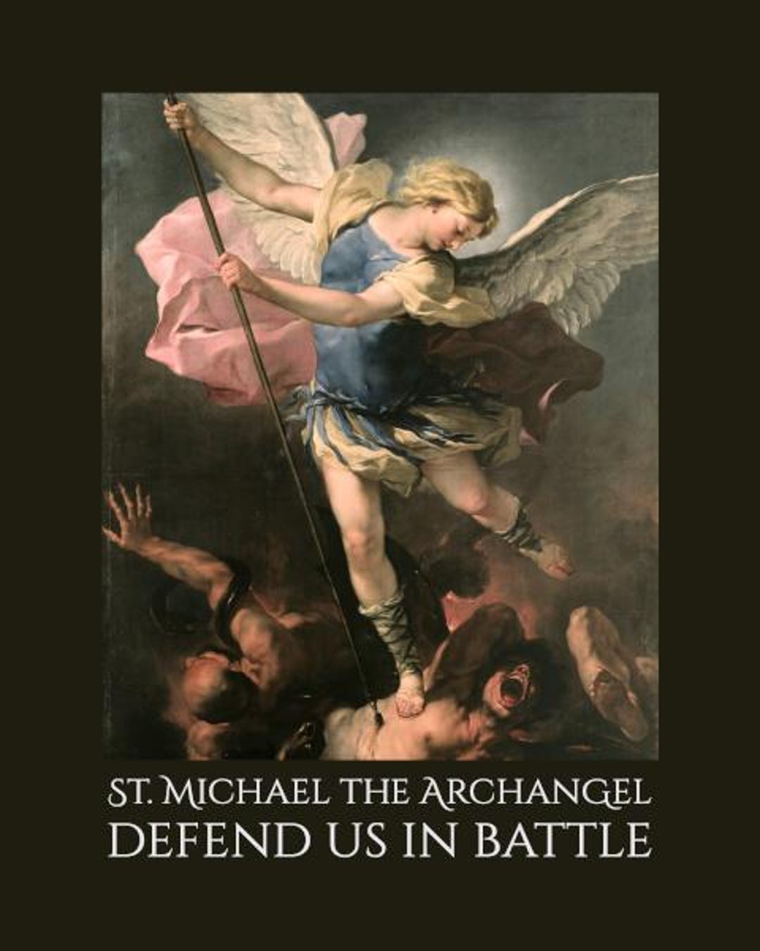 St. Michael the Archangel Catholic Art PRINTABLE DOWNLOAD - Etsy