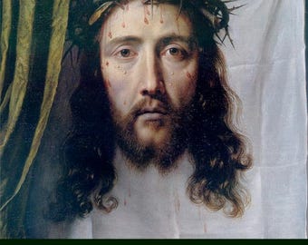 The Holy Face of Jesus Catholic Art PRINTABLE DOWNLOAD