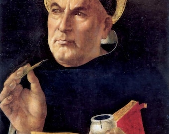 St. Thomas Aquinas Catholic Art PRINTABLE DOWNLOAD