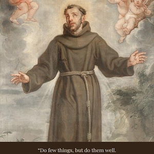 St. Francis of Assisi Catholic Art PRINTABLE DOWNLOAD