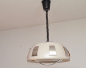 Dutch space age hanging lamp by Lakro Amstelveen, 1970s
