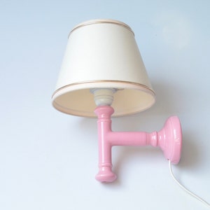 Rare vintage ceramic wall lamp, pop art, Memphis design, Italy 1980s