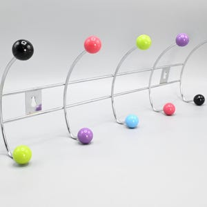 Vintage metal sputnik space age atomic coat rack, 1990s