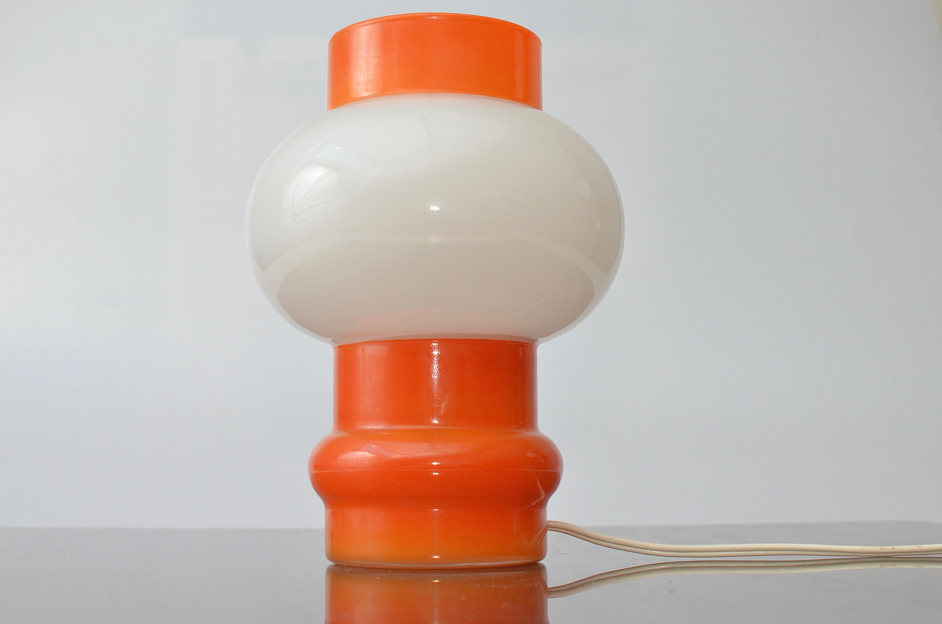 Lampe Vintage Carlo Moretti Verre De Murano - Années 70 - Rare - Lampe De Table Rétro