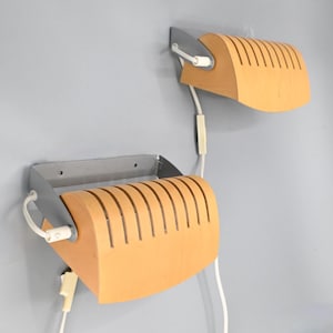 Pair of matching vintage plywood wall lamps Strimma  by Knut and Marianne Hagberg for Ikea Sweden, 1990s