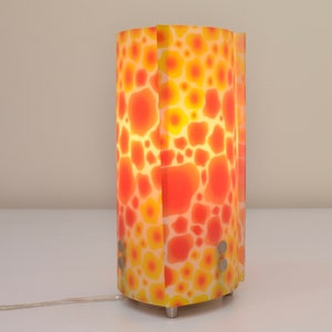 Vintage art glass table lamp by ESTO leuchten Austria, 1990s