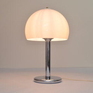 Vintage paddenstoeltafellamp in de stijl van Guzinni, Duitsland, jaren 70