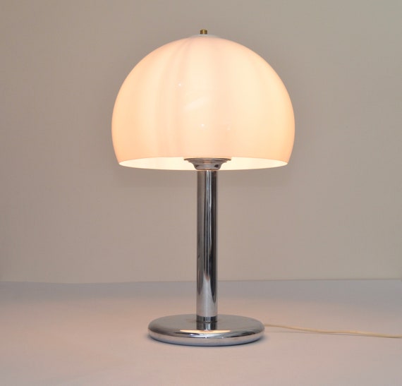 Vintage Mushroom Table Lamp in the Style of Guzinni Germany Etsy UK