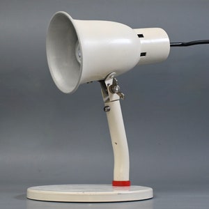 Vintage industrial metal desk or table lamp attributed to Marianne Brandt for Kandem, Germany 1930s