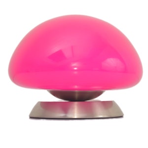 Retro glass mushroom lamp with touch dimmer, New Old Stock