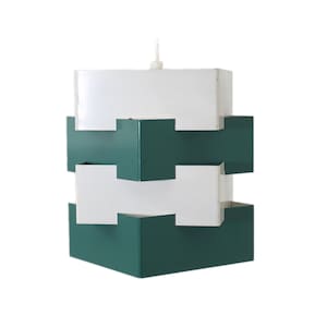 Modernist geometrcical hanging lamp / pendant NIFT by Kronobergs Belysning, Sweden 1960s