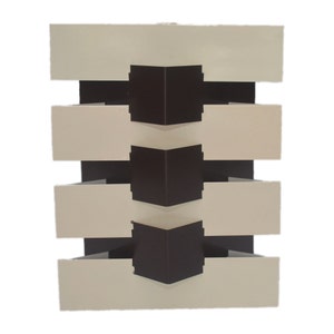 Dutch geometric wall lamp by J.J.M. Hoogervorst for Anvia Almelo, 1960s