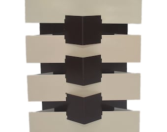 Dutch geometric wall lamp by J.J.M. Hoogervorst for Anvia Almelo, 1960s