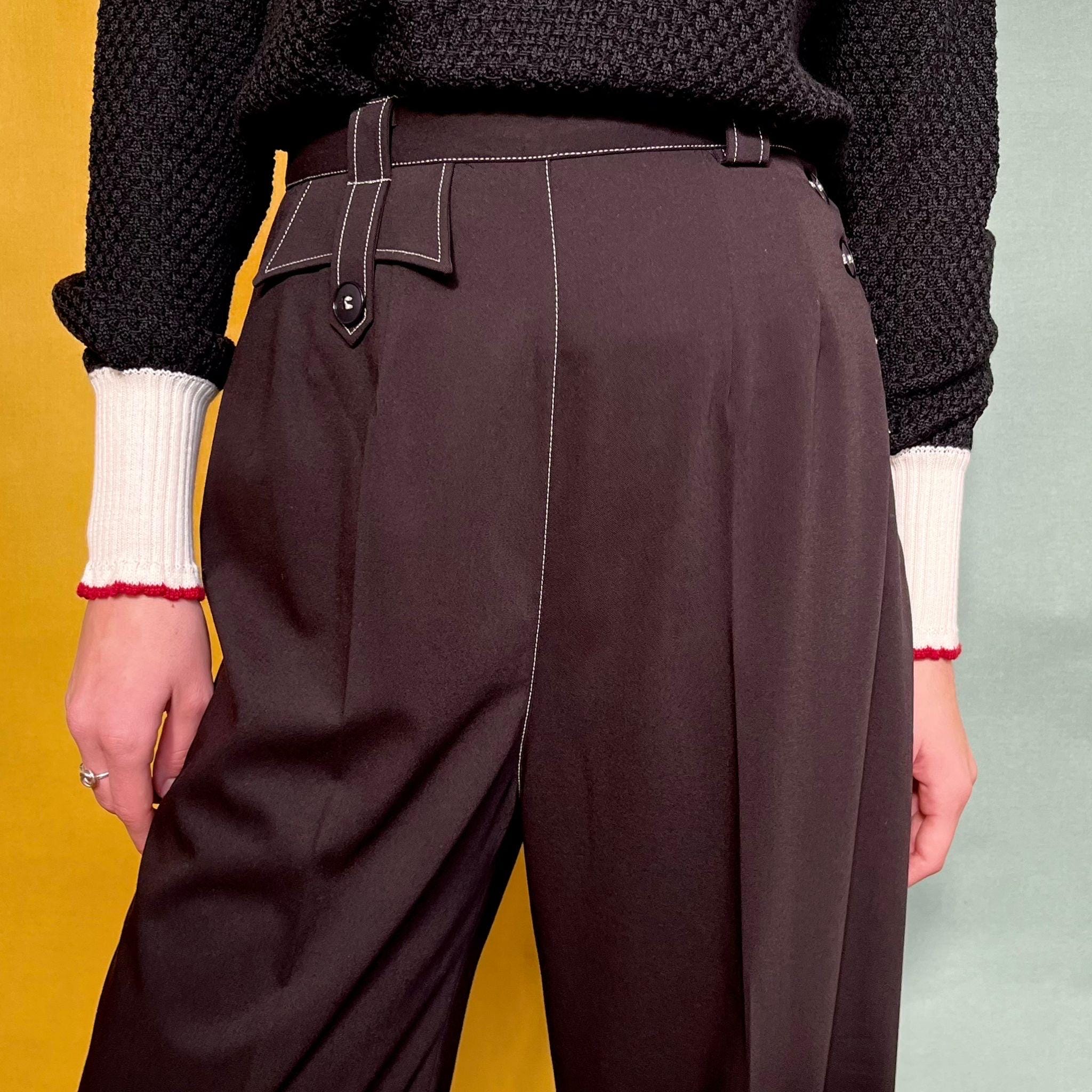Vintage Gabardine Pants - Etsy