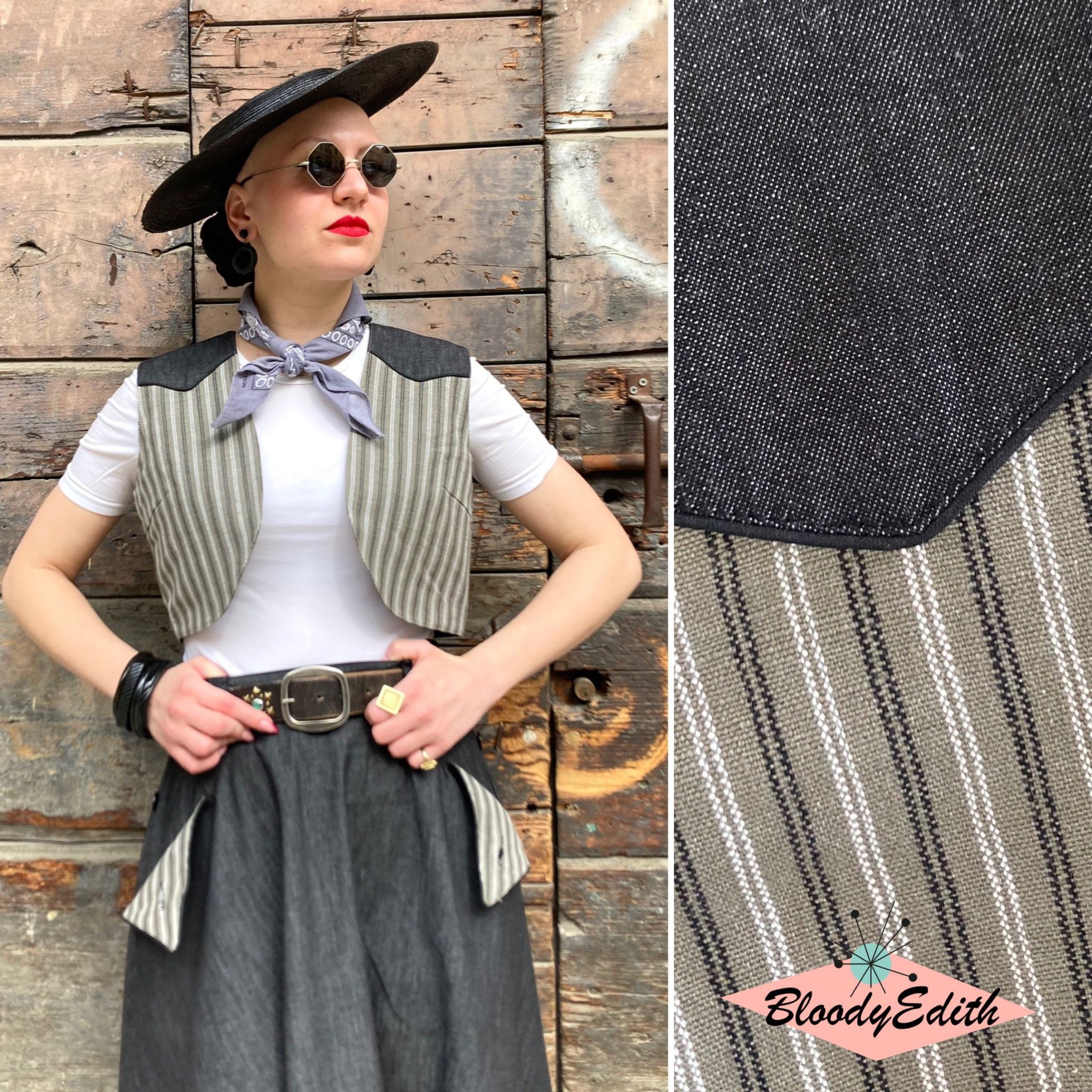 1940s/1950s Red Head Hunting Vest Made in USA Size S