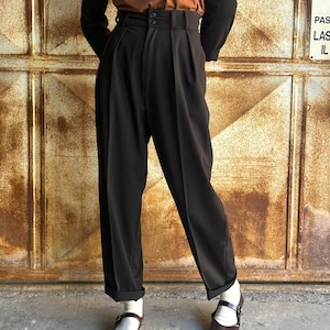 Gabardine 50s Pants - Etsy