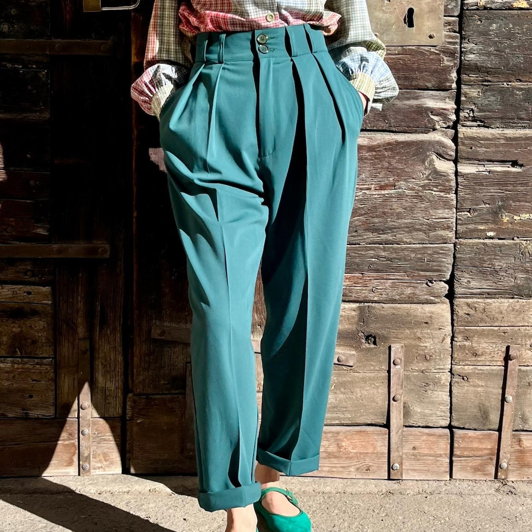 パンツ 1950s USA 3tuck Wide Pants Talon Zip W31 il_1080xN.7457961771_auas.jpg