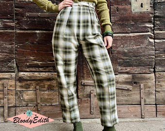 50s rayon gabardine slacks Black 襤褸 1950s Black Gabardine Pistol Pants: Ballyhoovintage.com