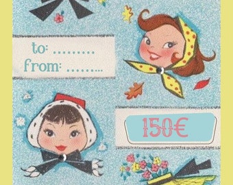 Bloody Edith Gift Card / Christmas Card / Gift Certificate / Perfect Gift / Birthday Gift