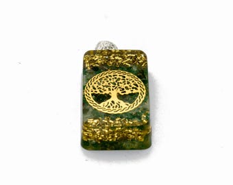 Reiki Tree of Life Pendant for Crystal Healing Gems Crystal Stone Metal for Healing Crystal Healing Gemstone Size 30-35 mm Approx