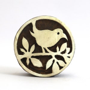 Birds Wooden Blocks for Printing, Hand Carved Indian Stamp, Printing Blocks, Clothes Wooden Stamp, Craft Supplies, Art Stamps, Wall Stamp