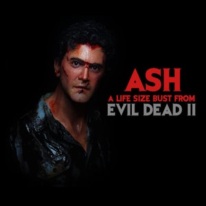 ASH - A Life-Size Bust from Evil Dead II