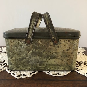 Antique Tindeco Sunlite Lunch Box/Pail