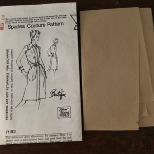 Spadea Couture Mail Order Pattern Sleeveless Shirtwaist Dress-Size 14-#71193