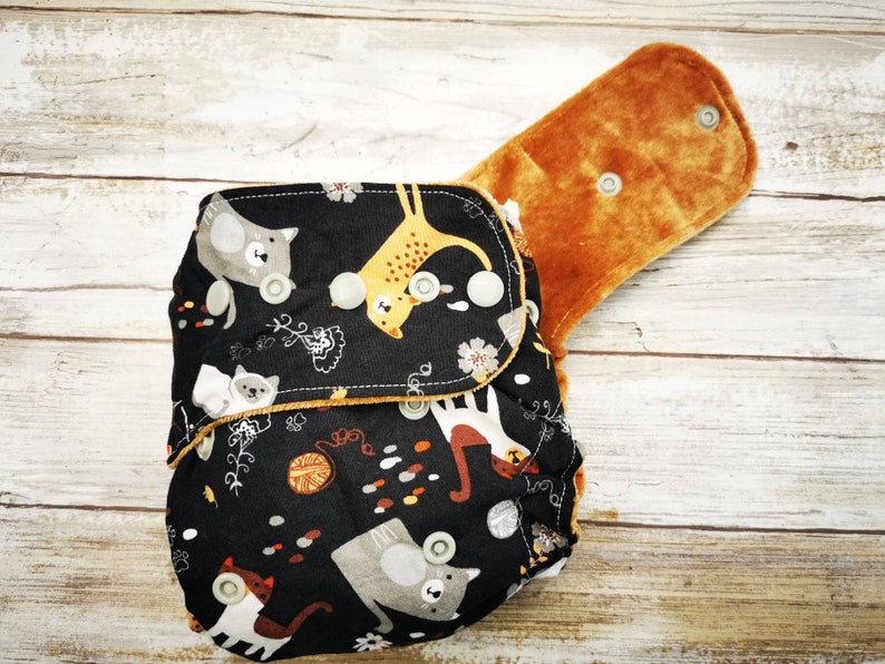 Hybrid Fitted or All In Two One Sized Cloth Diaper