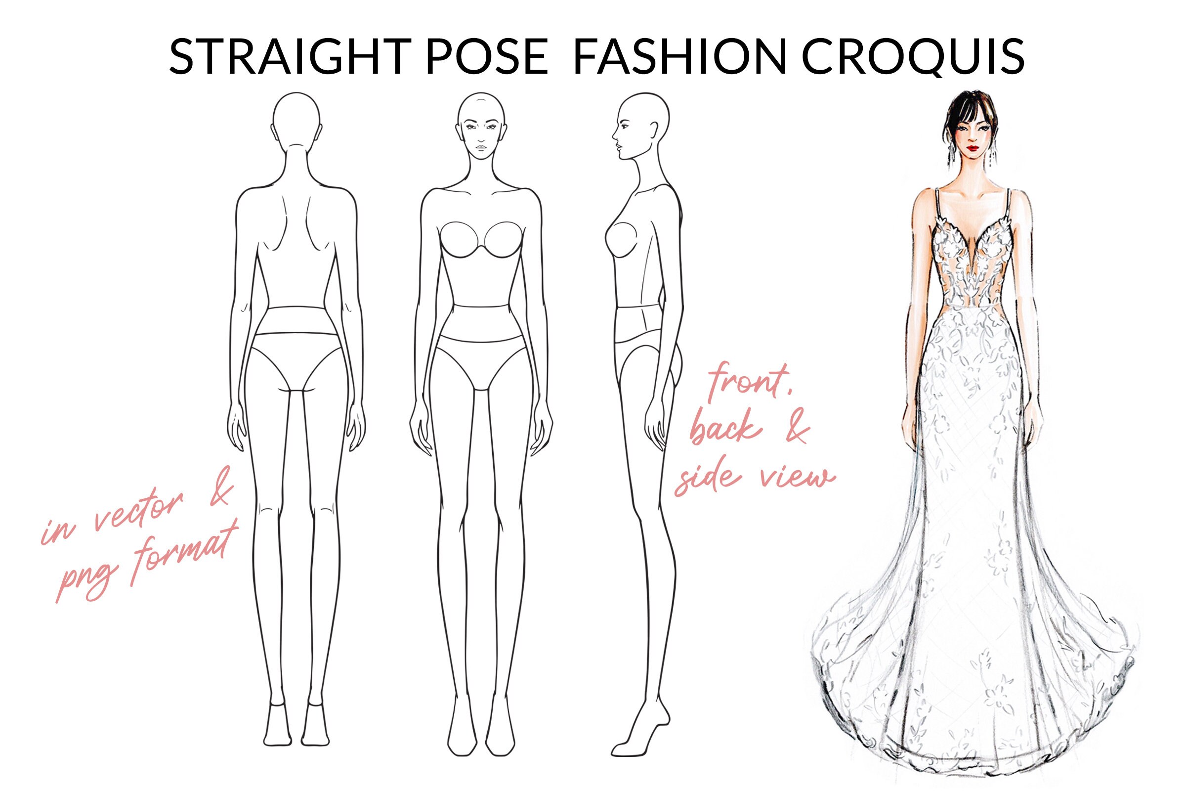 Fashion croquis: foto stock - 3.647 immagini | Shutterstock