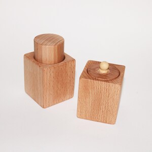 Montessori grasping cylinders, Pincer and Palmar cylinders, gift for kids