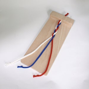 Montessori Braiding board for practical life skills, gift for kids