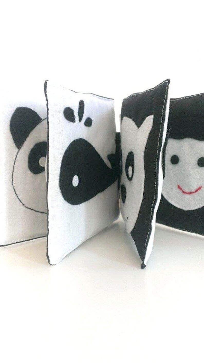 First Sensory Baby Book Black White and Red Gift for Kids Etsy UK