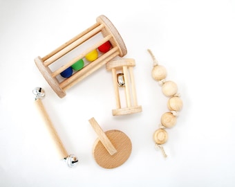 Montessori baby shower gift set- colored, gift for kids