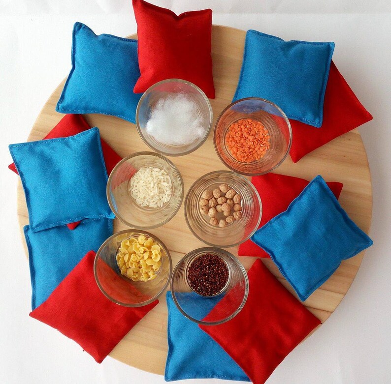 Bean bags. Sensory bean bags. Montessori bean bags. Sensory Etsy