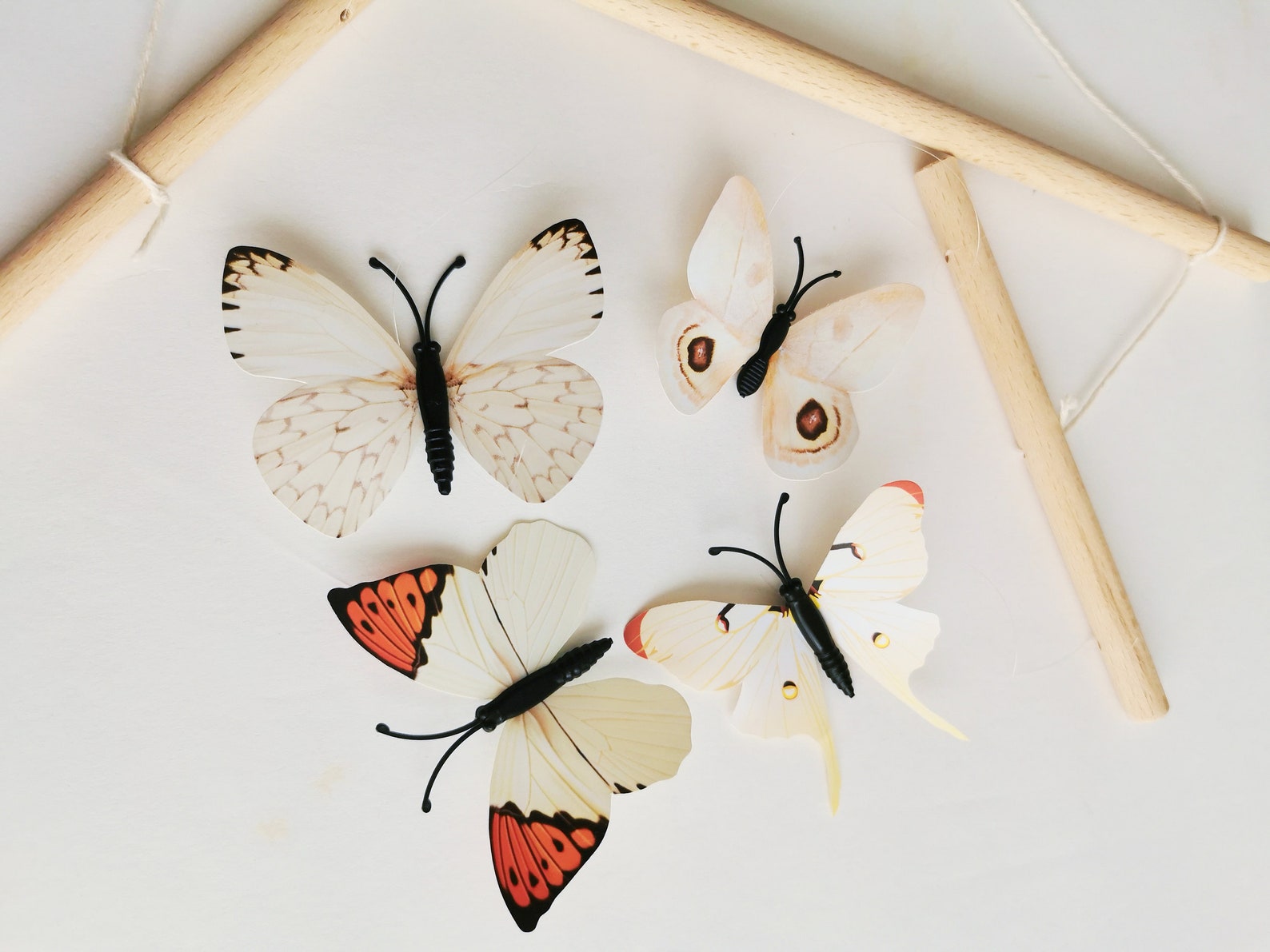 Montessori first Butterfly mobile for newborn baby nursery Etsy