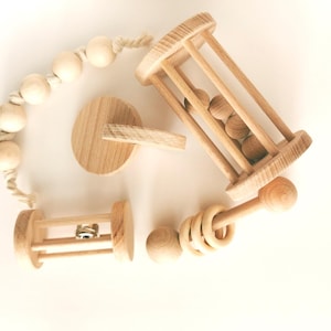 Montessori baby shower gift set- natural, gift for kids