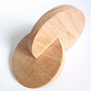 Disques en bois emboîtables Montessori, cadeau pour les enfants image 7