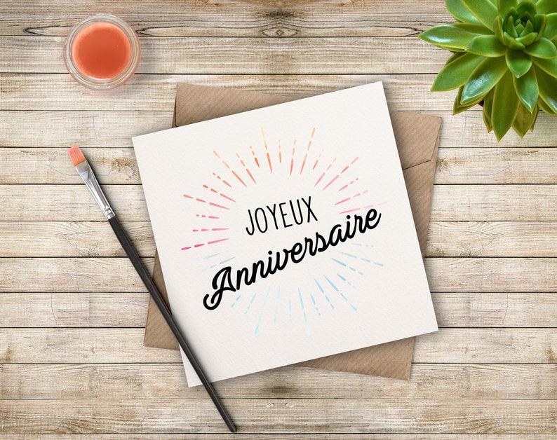 Carte d'anniversaire image 1
