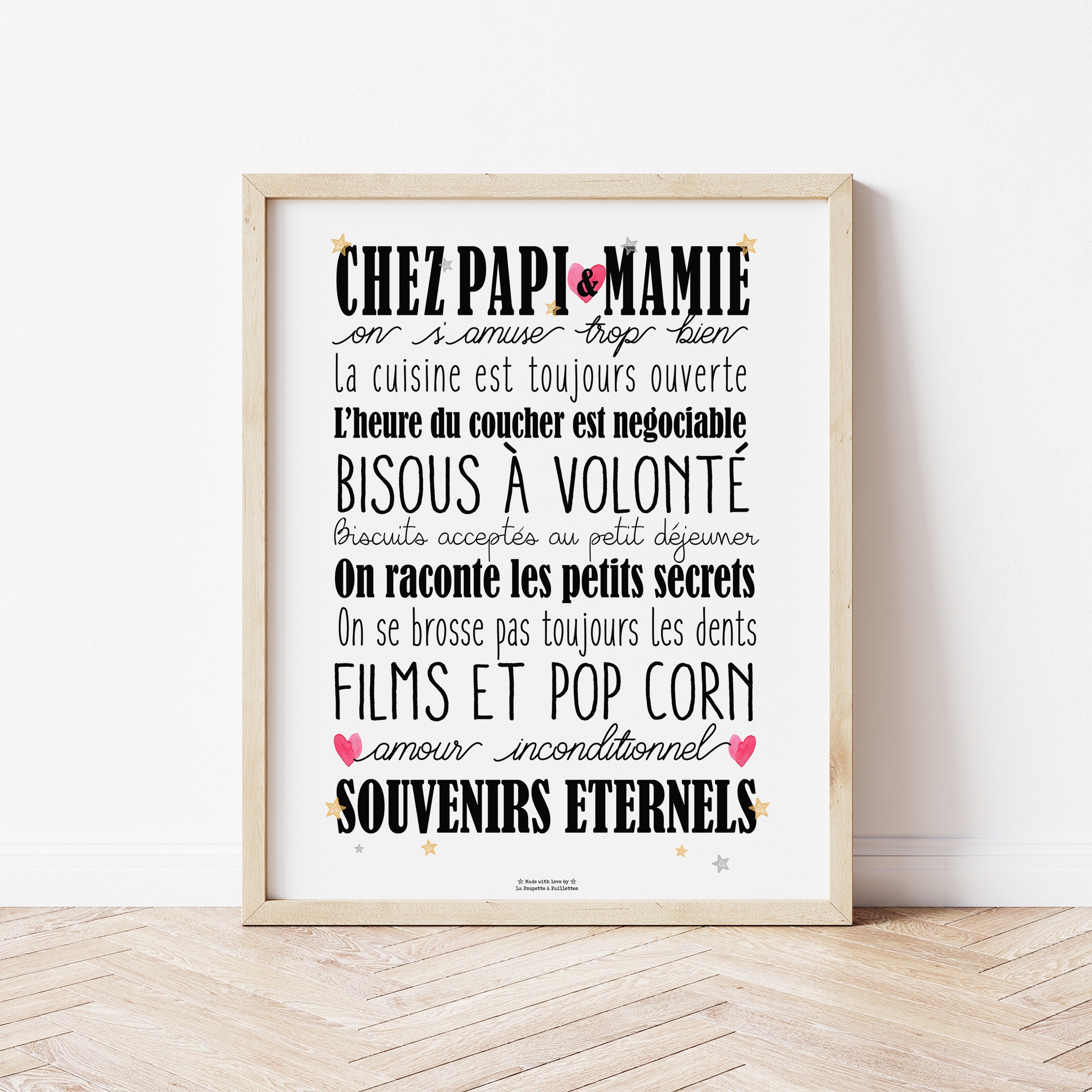 Affiche Chez Papi & Mamie ou Mamie