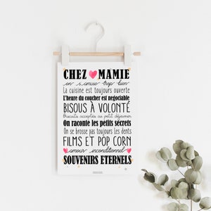 Cartel "Chez Mamie" o "Chez Papi & Mamie" imagen 3