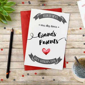 Cartes Annonce - Pour futurs Grands-Parents