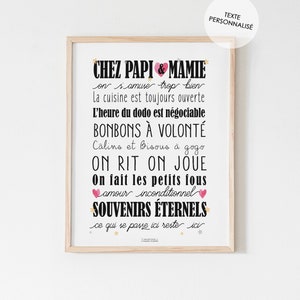 Cartel "Chez Papi & Mamie" o "Chez Mamie" imagen 7