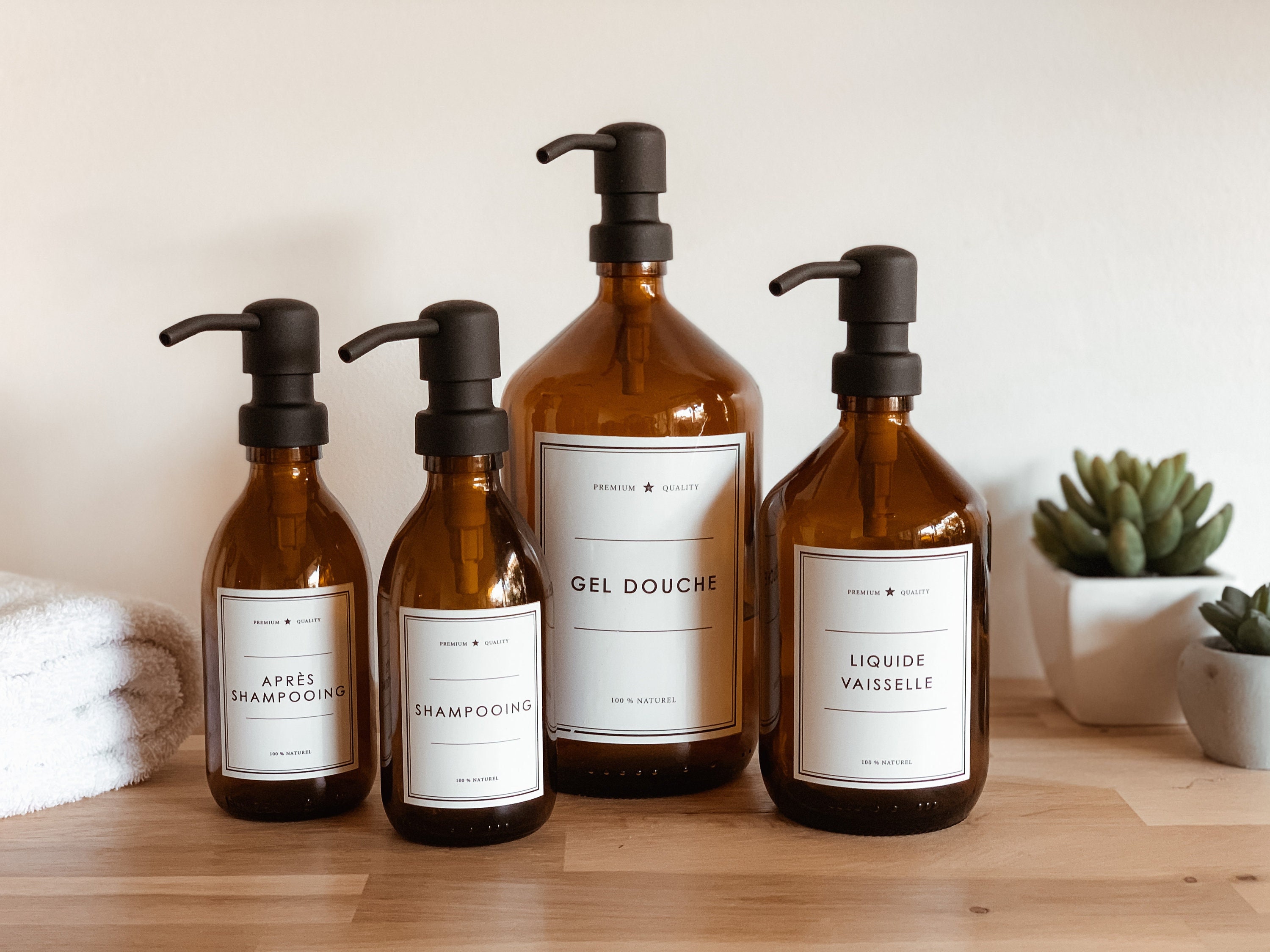 Etiquettes Waterproof Pour Contenants Zéro Déchet