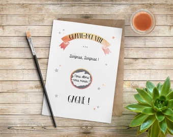 Cartes à gratter - Annonce Mariage originale