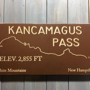 Señal de paso de Kancamagus