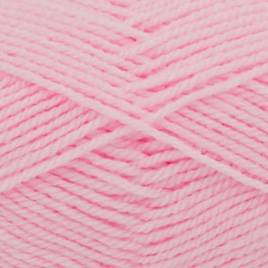 Petal (4062) Big Value Baby DK 50g, King Cole Double Knit, King Cole Pink Baby Yarn, Pink Light Worsted, Knitting Supplies, Crochet Supplies