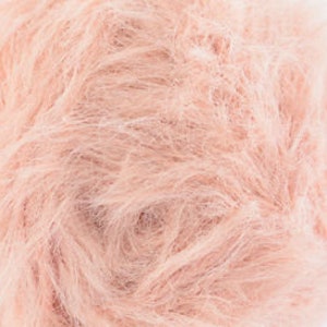 Soft Pink Eyelash Aran Yarn: Mondial Yess, Fluffy Knitting Supplies